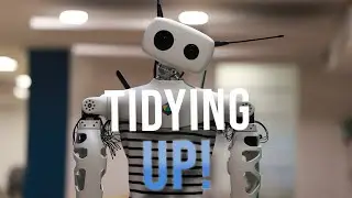 Reachy doing things - Tidying up! 🗑️