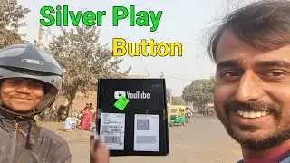 Finally Silver Play Button Aagya | Unboxing My Dream 😭😭