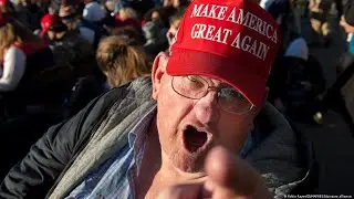 AGGRESSIVE MAGAs intimidate voters and SCREAMS at them