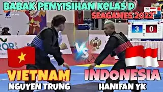 Hanifan Yk (INA) vs Nguyen Trung (Vietnam) Saling kejar Point dibabak penyisihan Seagames 2022