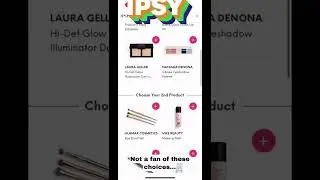 Ipsy Glam Bag Plus June Choices