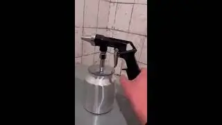 Pneumatic Sandblasting Gun, Small High-Pressure Sand Blaster for Rust Removal and Decontamination