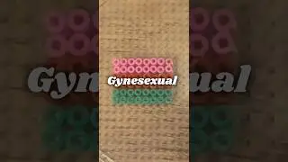 Gynesexual Pride Flag & Description! | Satisfying Bead Crafting | #gynesexual #prideflag #pridemonth