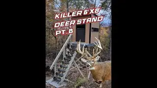 Building a Killer   Ultimate 6' x 8' Deer Stand   Inside Walls - Pt8