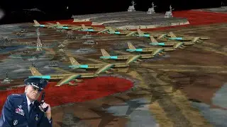 USA AIR FORCE VS GLA TOXIN! C&C Generals Zero Hour Apocalyptic 2.2