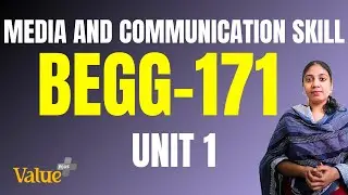IGNOU | മലയാളം | MEDIA AND COMMUNICATION SKILLS | BEGG 171 | UNIT 1
