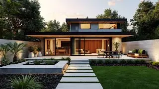 Modern Patio Design Ideas 2025//Backyard Garden Landscaping ideas//House Exterior Trends 2025-26