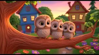 Three Little Owls Say Hoo! | Best Nursery Rhymes and Kids Songs Collection