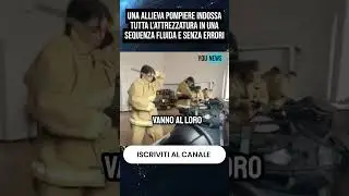 Si Veste Da Pompiere In Meno Di Un Minuto - La Precisione Che Colpisce Tutti