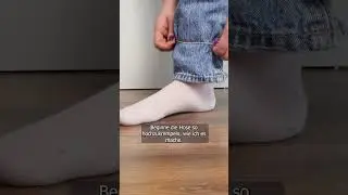 So k&uuml;rze ich Hosenbeine. Ohne Schneiden und N&auml;hen