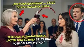 Nie Wiedząc, Że Jest Właścicielką Firmy Przy Umowie Za 800 Milionów Zł, Teściowa Oblała Ją Winem...