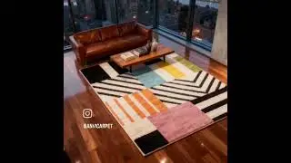 Art You Can Walk On | Handwoven Abstract Rug by Anvi Carpet