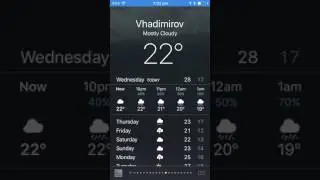 iOS 11 New Weather app Lots of Features