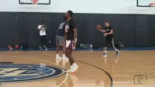 Tyler Relph training Future NBA Stars Malik Newman Tyler Davis