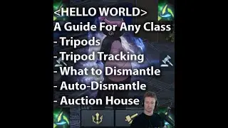 (OLD) Hello World, a guide for Tripods, Dismantling, Tracking, Engravings, and Auction House Tips!