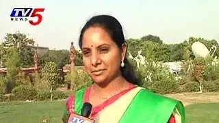 TRS MP Kavitha Face To Face |  TV5 News