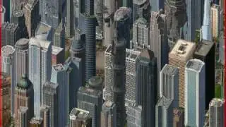 Simcity4 Earthquake in Busy Downtown