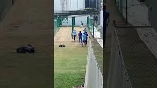 Virat Kohli Warming Up At Kensington Oval For The West Indies Test Series #viratkohli #batting 🇧🇧