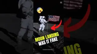 The moon landing was it fake ? 🤬😱#viral #moonlanding#trendingshorts