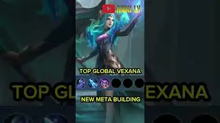 Vexana 1-HIT Build! 🤯 Instant Delete! Curse mark combo for maximum burst! #shorts #mlbb #vexana