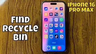Как найти корзину (удалённые элементы) на iPhone 16 Pro Max
