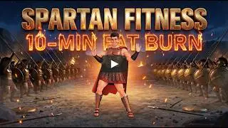DO THIS EVERY DAY! 10 MIN SPARTAN FAT BURN | Full Body Cardio Workout (At Home, No Equipment)