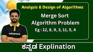 Merge sort sorting , part 5 |Data structures & Algorithms | VTU, All universities