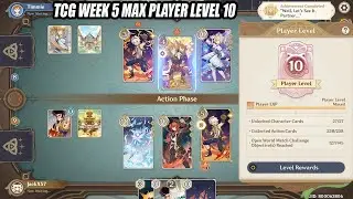 Genshin Impact TCG Week 5 Max Player Level 10 Ascension Challenge & Final Boss Timmie
