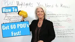 How To Get 60 PDUs Fast!