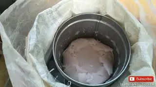 RESEP ES KRIM PUTAR #4 PROSES MANUAL ES PUTER||cara membuat es krim puter secara manual