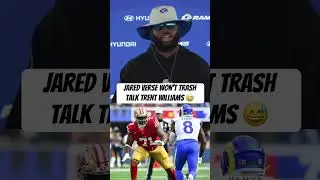 #Rams Jared Verse knows better than to talk smack with #49ers Trent Williams 😅