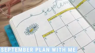 Plan With Me: September 2020 Easy & Simple Daisy Bullet Journal Setup