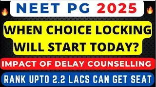 🔥NEET PG 2025 ROUND 3 CHOIE LOCKING |AIQ REVISED CUT OFF NRI LIST🔥LATEST NEWS COUNSELLING MGMNT SEAT