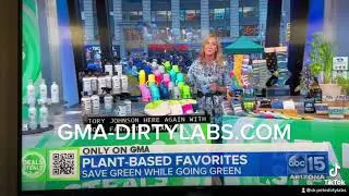 Dirty Labs bio laundry detergents on ABC GMA!