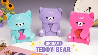 Origami Paper Teddy Bear | How to Make Paper Cute Bear