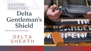 CUSTOM LEATHER KNIFE SHEATH  by Delta Sheath