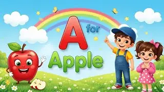 A For Apple | Abc Song With Animation Alphabet Songs | Nursery Rhymes for Children Songs