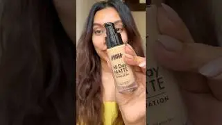 Nykaa All Day Matte Foundation Review 🥰| shade-07 Sand #nykaa #foundation #review #makeuptutorial