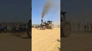 Case 110 Steam Traction Engine Plowing #shorts