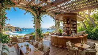 Morning Beach Jazz with Wave Sounds for Study & Work &ndash; Bossa Nova at a Luxury Seaside Coffee