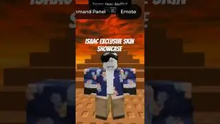 Isaac Exclusive Skin Showcase #shorts #roblox #forsaken