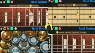 SWEET CHILD O'MINE - REAL GUITAR, DRUM ,BASS
