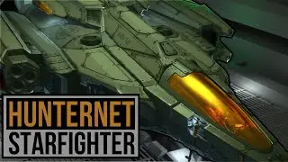 Hunternet Starfighter Space Combat Flight Simulator Gameplay Overview