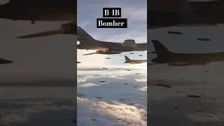 B-1B Lancer carpet bombing | B1 bomber plane dropped thousands bombs.
