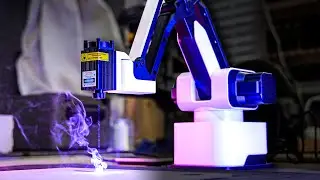 A Robot Laser Arm??!! - Rotrics DexArm First Look