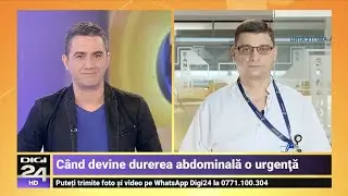 Când devine durerea abdominală o urgență? – Dr. George Burlacu | Spitalul Clinic SANADOR