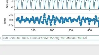 MATH 19: TIME SERIES ANALYSIS AND FORECASTING OF DEWPOINT USING SARIMA