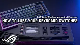 ROG Azoth | Switch Lubing Tutorial | ROG