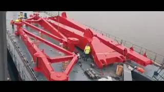 Shipment of 2 Tukan cranes Kocks Ardelt Kranbau GmbH & JH-Logistik GmbH