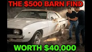 ASMR Car Restoration: 1966 Dodge Charger Barn Find (First Gen) | ASMR Restoration satisfying video